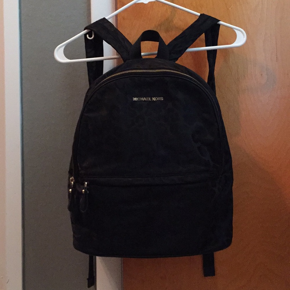MICHAEL KORS Large Leopard Nylon Backpack